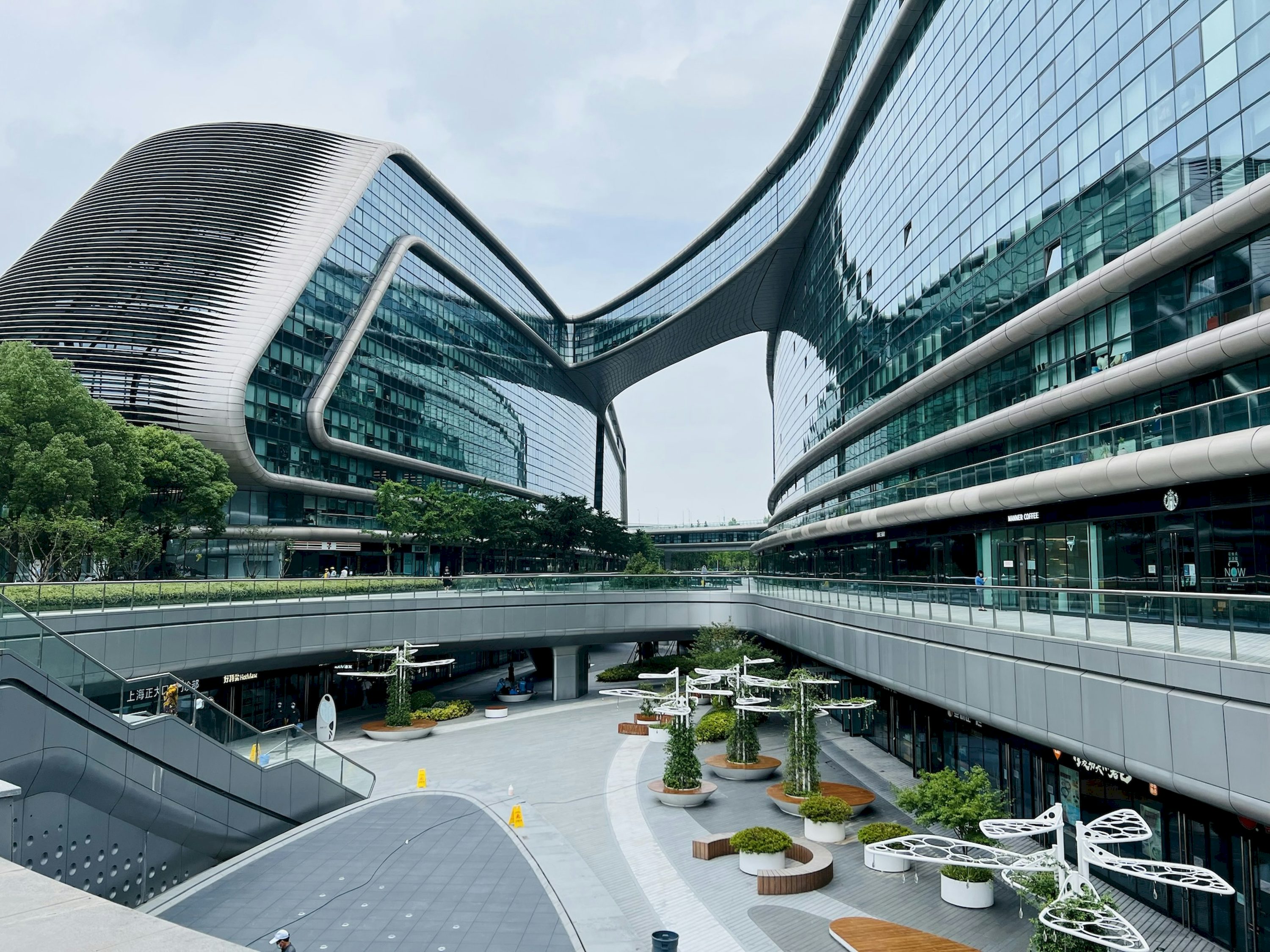 Modern business campus architecture